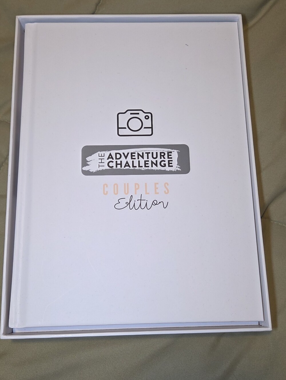 The Adventure Challenge Couples Edition Scratch-Off Date Book Partially Used